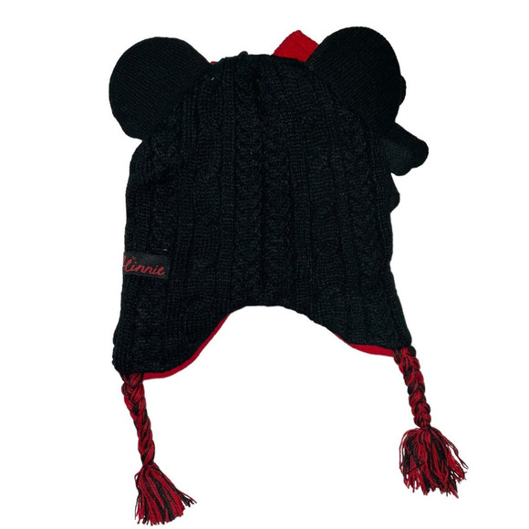 Disney Junior Girl’s Youth Minnie Mouse Beanie and Gloves Set One Size - Picture 6 of 13